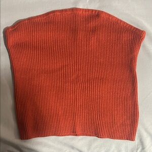 American Eagle Outfitters Rust Ribbed Sweater